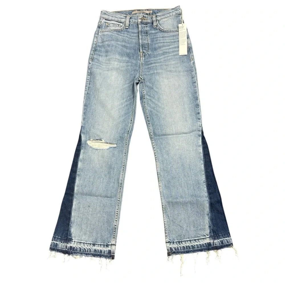 H By Hudson Sky Blue High Rise Women Jeans - Picture 3 of 14